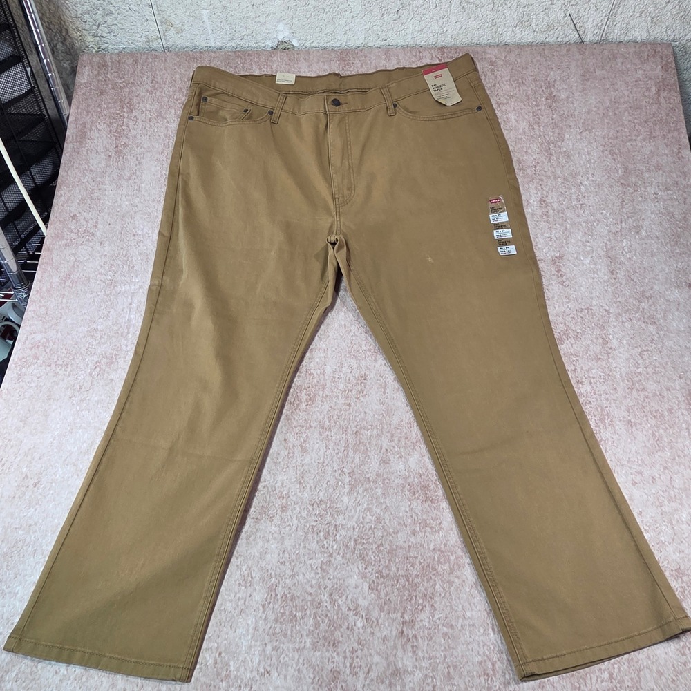 Levis 541 Athletic Taper Pants Jeans Mens 46x29 Khaki Brown Big & Tall 187570024